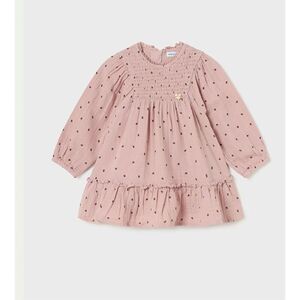 Mayoral Polka Dot Dress in Blush 18 month